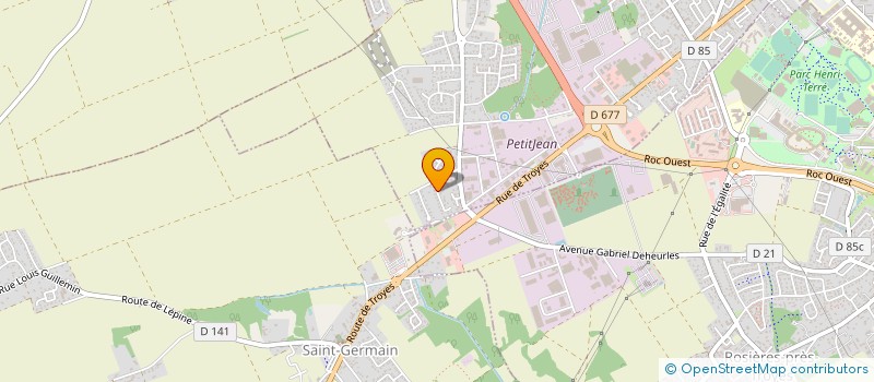 localisation de l'entreprise SAS ASMACO  SAINT-ANDRE-LES-VERGERS