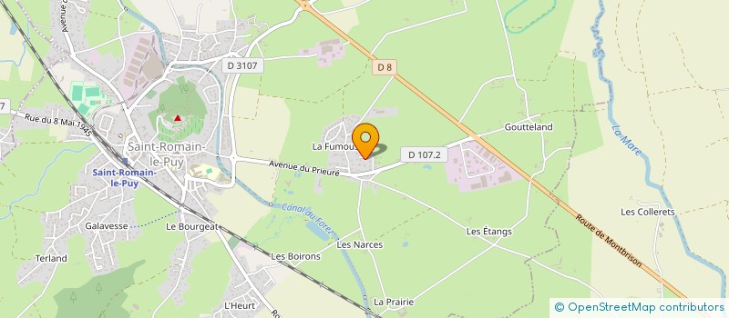 localisation de l'entreprise SAS ASSOCIES DU PIC  SAINT-ROMAIN-LE-PUY