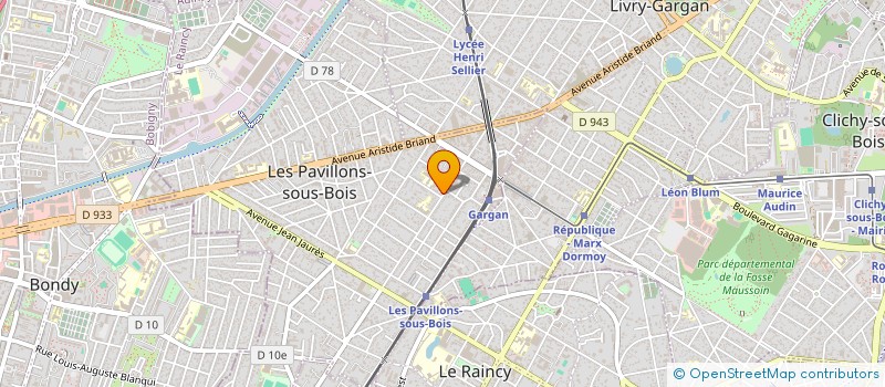 localisation de l'entreprise SAS ASSURANCE  LIVRY-GARGAN