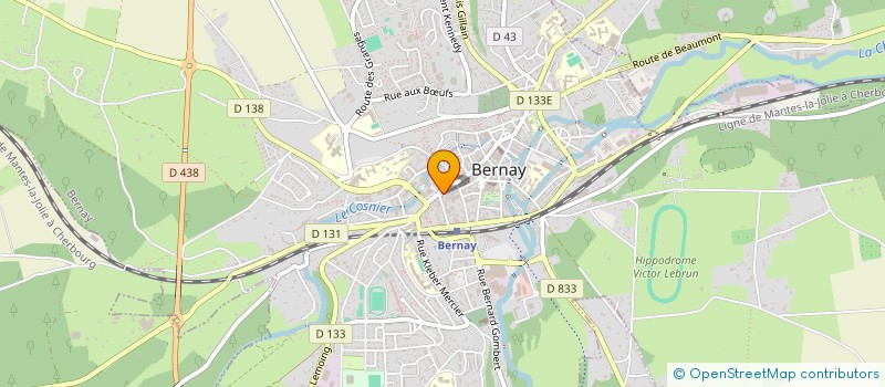 localisation de l'entreprise SAS ASTUCE à BERNAY
