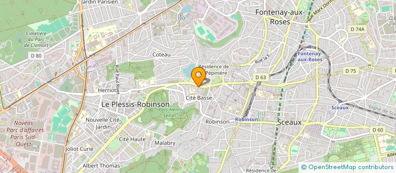 localisation de l'entreprise SAS AT PARTNERS à LE PLESSIS-ROBINSON