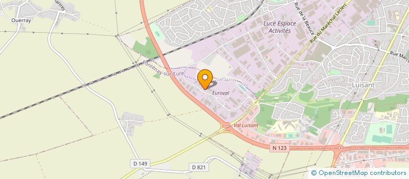 localisation de l'entreprise SAS ATEL à FONTENAY-SUR-EURE