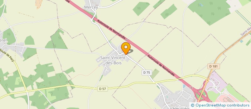 localisation de l'entreprise SAS ATELIER 13  SAINT-VINCENT-DES-BOIS