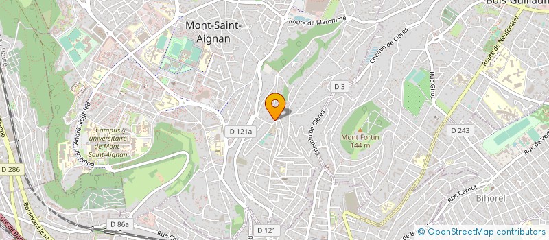 localisation de l'entreprise SAS ATELIER BLONDEL ARCHITECTURE  MONT-SAINT-AIGNAN