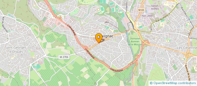 localisation de l'entreprise SAS ATL  JUVIGNAC