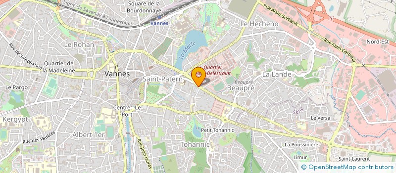 localisation de l'entreprise SAS ATLANTA à VANNES