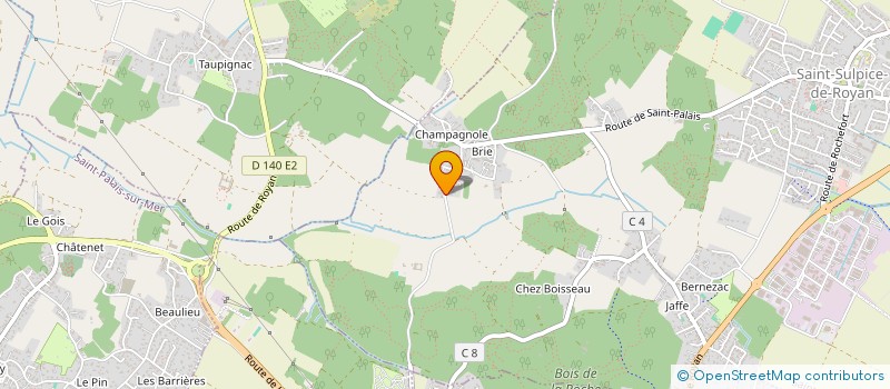 localisation de l'entreprise SAS ATLANTIQUE SECURITE PROTECTION SERVICES  SAINT-SULPICE-DE-ROYAN