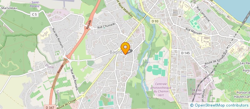 localisation de l'entreprise SAS ATLAS  SAUMUR