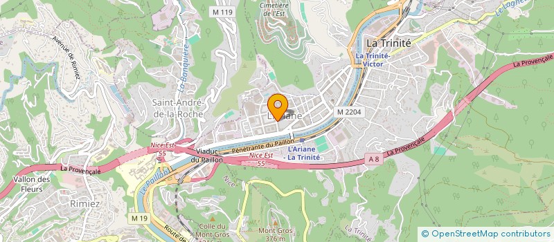 localisation de l'entreprise SAS ATLAZ NETTOYAGE à NICE