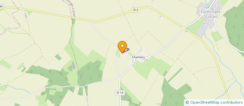 localisation de l'entreprise SAS ATMD  COULONGES-COHAN