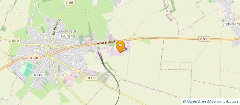 localisation de l'entreprise SAS ATOUT CLOTURES  CREVECUR-LE-GRAND