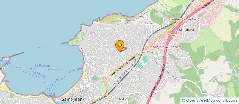 localisation de l'entreprise SAS ATOUT LES COURS à SAINT-JEAN-DE-LUZ