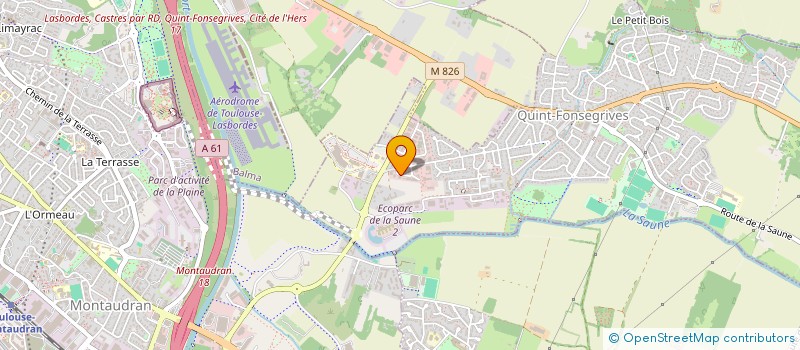 localisation de l'entreprise SAS ATOUT MAJEUR CONCEPT  QUINT-FONSEGRIVES