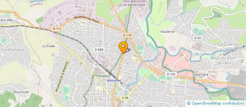 localisation de l'entreprise SAS ATOUTPHARM  TOULON