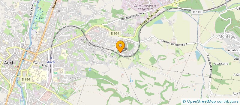 localisation de l'entreprise SAS ATS  AUCH