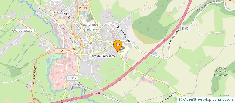 localisation de l'entreprise SAS AU COEUR DU MATERIEL à NEUFCHATEL-EN-BRAY