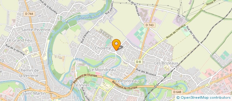 localisation de l'entreprise SAS AU FEU DE BOIS à NIORT