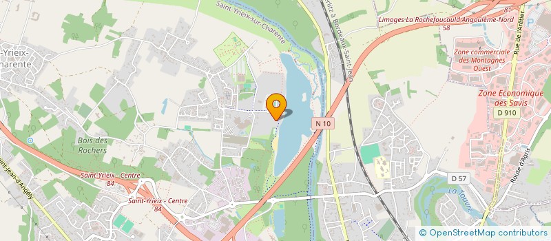 localisation de l'entreprise SAS AU FIL DE L'EAU  SAINT-YRIEIX-SUR-CHARENTE