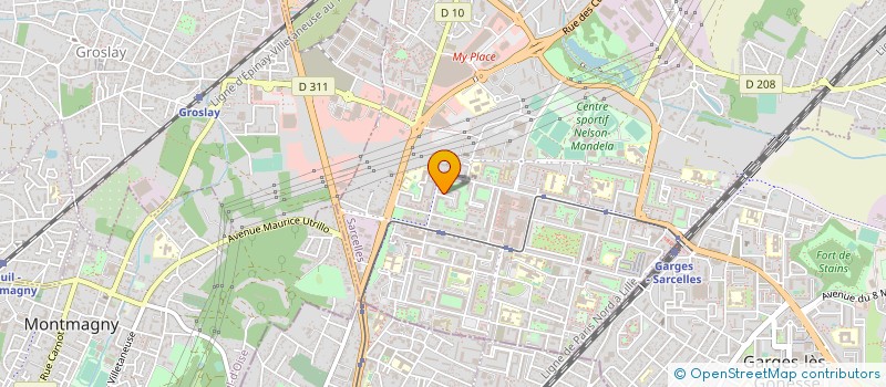 localisation de l'entreprise SAS AU FORUM DES ARTISANS à SARCELLES