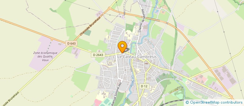 localisation de l'entreprise SAS AU FOURNIL CATESIEN  LE CATEAU-CAMBRESIS