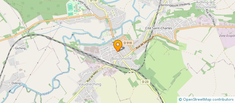 localisation de l'entreprise SAS AU LONCHAMP  BOUZONVILLE