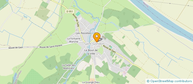 localisation de l'entreprise SAS AU PETIT GOURMAND à SAINT-GONDON