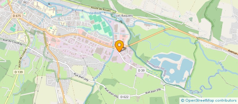localisation de l'entreprise SAS AUBE à PONT-AUDEMER