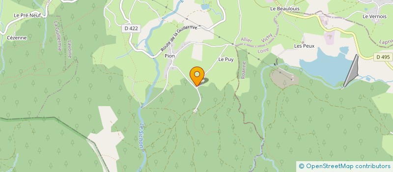 localisation de l'entreprise SAS AUBERGE DE LA SOURCE  LAVOINE