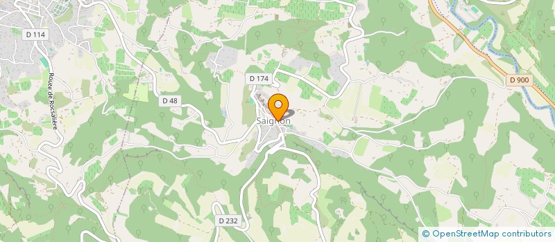 localisation de l'entreprise SAS AUBERGE DE SAIGNON  SAIGNON