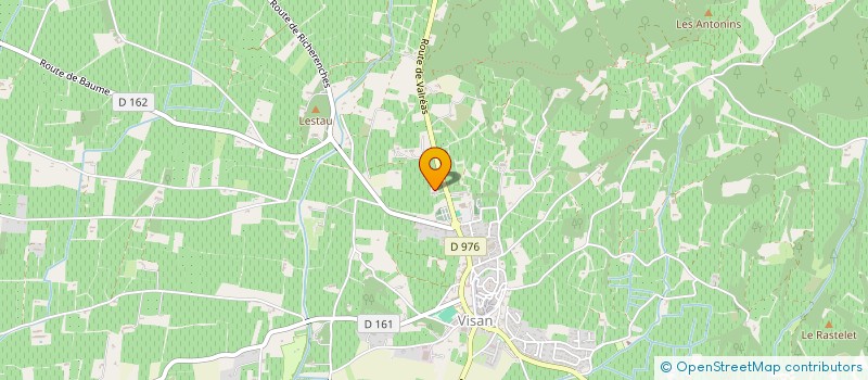 localisation de l'entreprise SAS AUBERT EXPERIENCE  VISAN