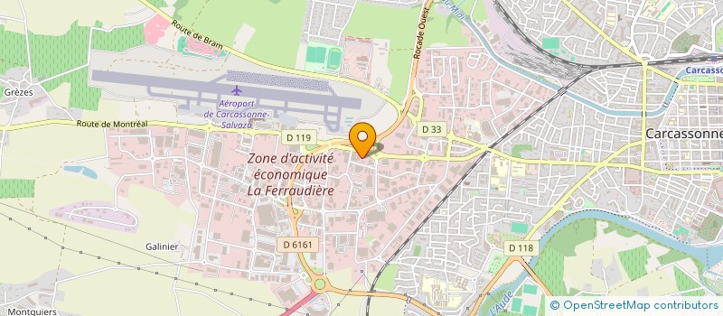 localisation de l'entreprise SAS AUDE FENETRES  CARCASSONNE