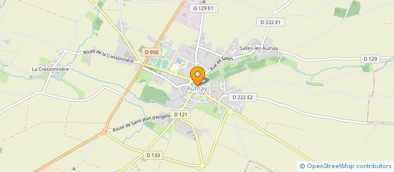 localisation de l'entreprise SAS AUDEO  AULNAY