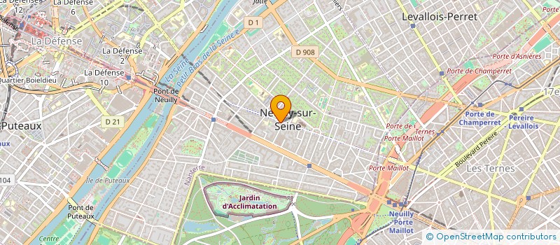 localisation de l'entreprise SAS AUDI-SON à NEUILLY-SUR-SEINE