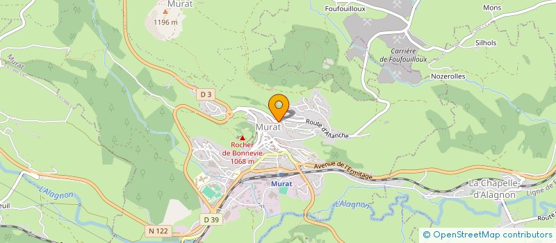 localisation de l'entreprise SAS AUDITA 360 à MURAT
