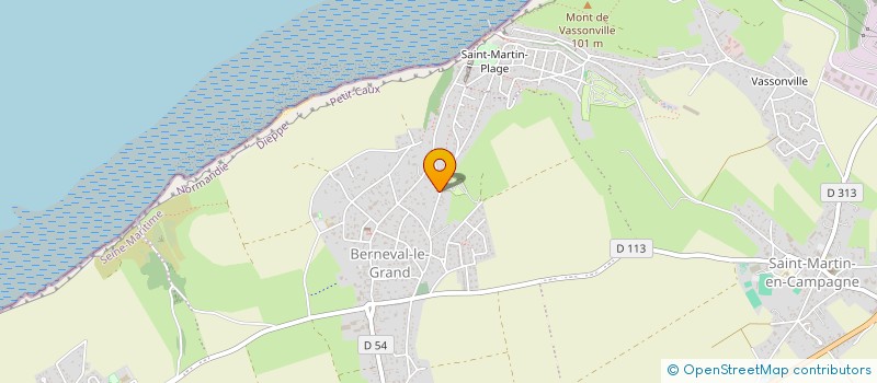 localisation de l'entreprise SAS AUDREY DARCY  PETIT-CAUX