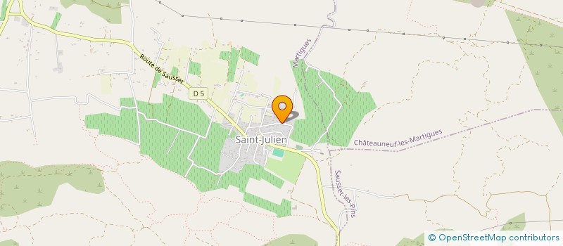 localisation de l'entreprise SAS AUGE LEONI  MARTIGUES