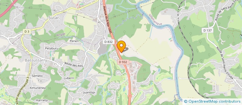 localisation de l'entreprise SAS AUKAMAJO  BASSUSSARRY