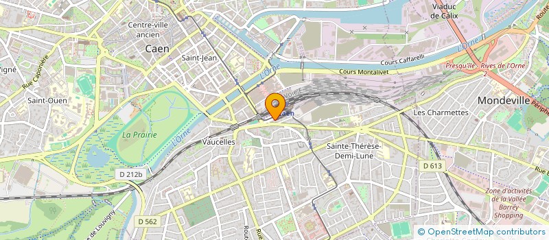 localisation de l'entreprise SAS AUM à CAEN