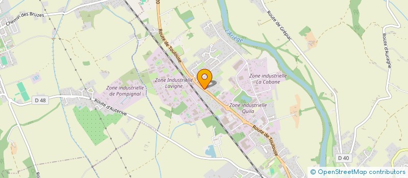 localisation de l'entreprise SAS AUTERIVE DEKO  AUTERIVE