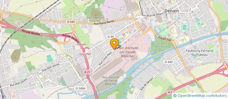 localisation de l'entreprise SAS AUTO CLES EN MAIN  DENAIN