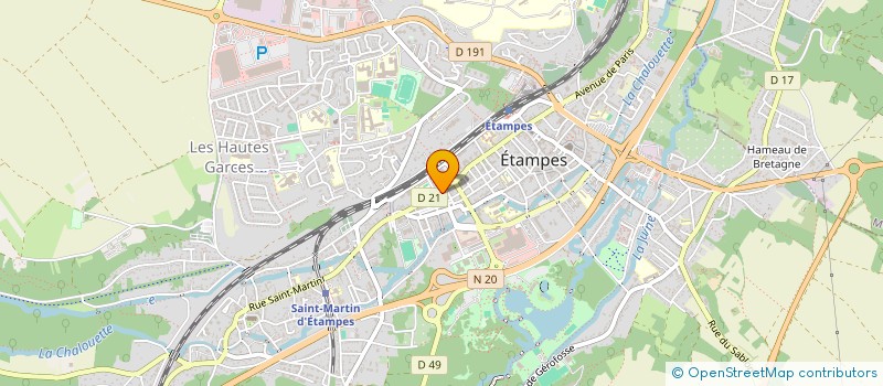 localisation de l'entreprise SAS AUTO CONDUITE  ETAMPES