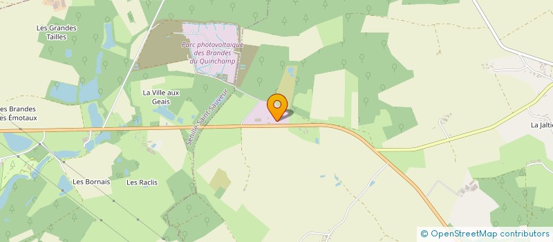 localisation de l'entreprise SAS AUTO ENERGIE  COUSSAY-LES-BOIS