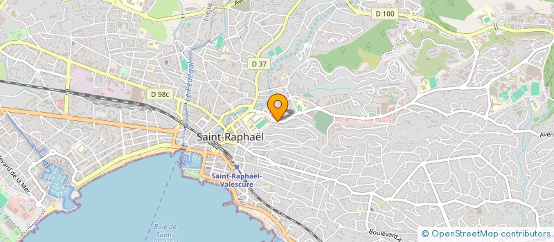 localisation de l'entreprise SAS AUTO MOTO ECOLE JEFF  SAINT-RAPHAEL