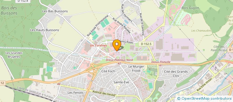 localisation de l'entreprise SAS AUTO PASS à DREUX