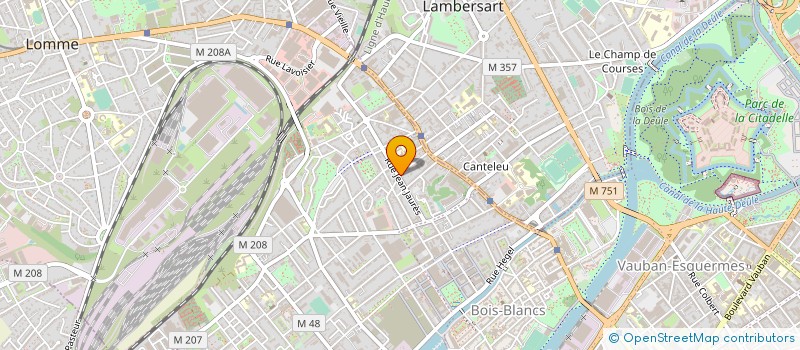 localisation de l'entreprise SAS AUTO PERFORMANCE LOMME à LILLE