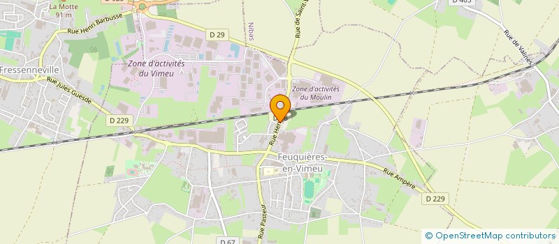 localisation de l'entreprise SAS AUTO SECURITE CONTROLE ABBEVILLE 80 à FEUQUIERES-EN-VIMEU