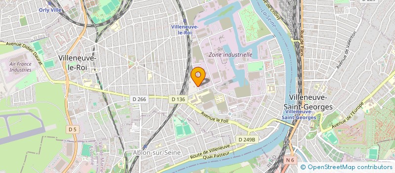 localisation de l'entreprise SAS AUTOCARS DANIEL LE CALVEZ à VILLENEUVE-LE-ROI