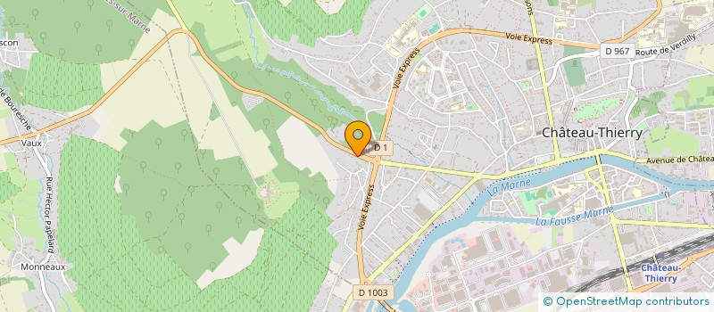 localisation de l'entreprise SAS AUTOMAINTENANCE à CHATEAU-THIERRY