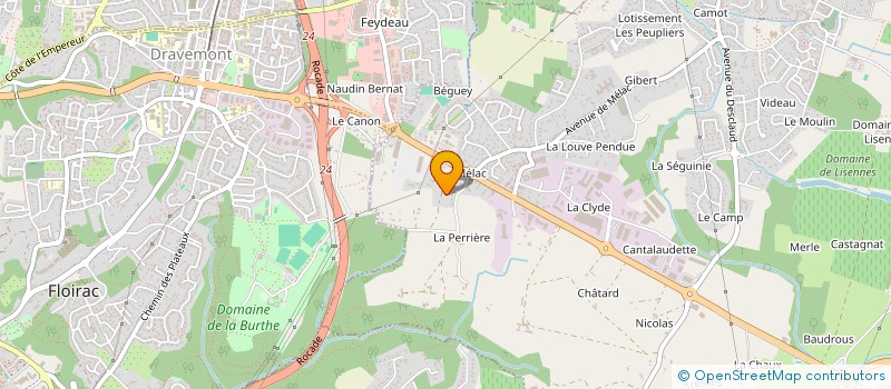 localisation de l'entreprise SAS AUX BRIONS  TRESSES