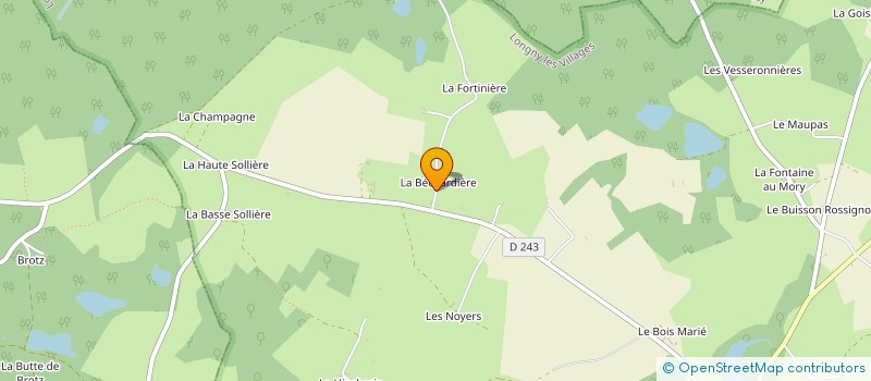 localisation de l'entreprise SAS AUX LEGUMES DE LA MESLIERE à LONGNY LES VILLAGES
